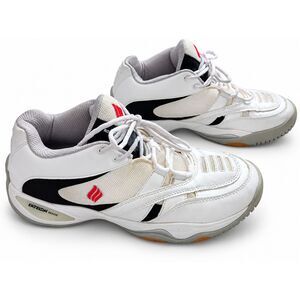 Ektelon Roadster Mid Wide Men's 9‎ White Black Racquetball Court Shoes